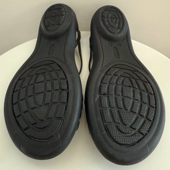 Crocs - Black - Isabella Sandals - Size 8 - Picture 6 of 8